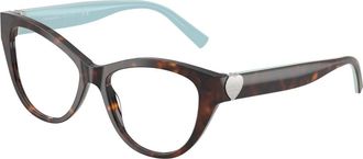 Tiffany & Co. Stijlvolle Brillen - Dames - Brillen - Bruin - 51 MM - Accessoires