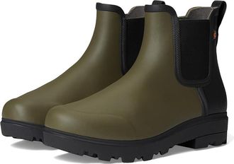 Bogs Holly Chelsea Womens Boots Army Green : 10 B - Medium, Synthetic