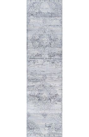 Jonathan Y Designs Modern Persian Vintage Medallion Area Rug in Light Gray/ivory at Nordstrom, Size 4Ft 0In X 6Ft 0In