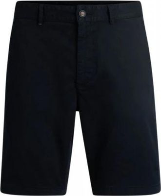 HUGO BOSS Chino Slim Shorts - Heren - Korte Broeken - Blauw - 2XS - Katoen - Korte Broeken