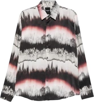 Patrizia Pepe Camicia - Heren - Casual Overhemden - Veelkleurig - L - Denim - Overhemden