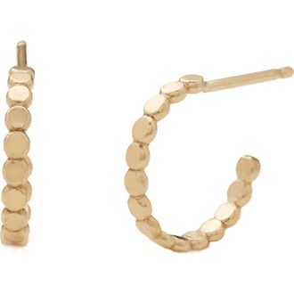 Made by Mary Poppy Hoop Earrings in Gold Filled 15Mm at Nordstrom