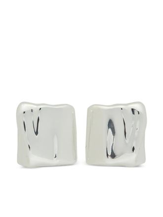 JENNY BIRD Sundra sculpted earrings - women - Brass - One Size - Silver