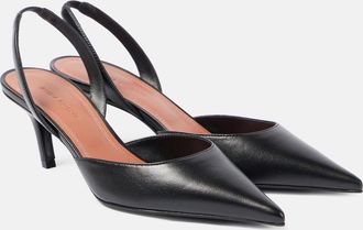 Amina Muaddi Pumps slingback Sofia in pelle