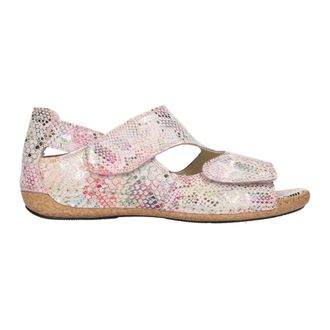 Waldl&auml;ufer Schoenen, Dames, Veelkleurig, 38 EU, Leer, Heliett Platte Sandalen