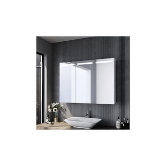 Sonni Hollywood Espejo Espejo De Maquillaje Con Iluminaci&oacute;n Gran Espejo Cosm&eacute;tico Con Funci&oacute;n De Memoria De Temperatura De Color Y Brillo Y Luces Led Dimmer