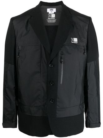 Junya Watanabe x Karrimor gelaagde blazer - Zwart