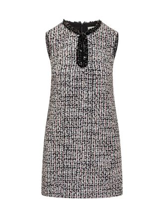 Self Portrait Mini Boucle Dress