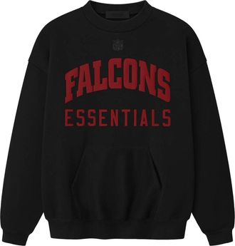 Fear of God x NFL FW25 Falcons Sport Crewneck Black 192NF256523F