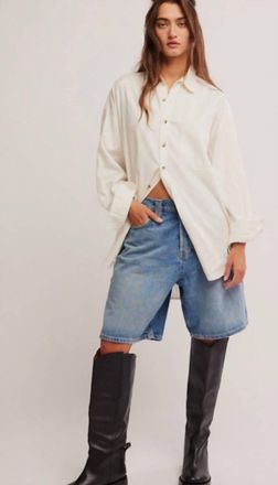 Free People Montana Relaxed Bermuda Short In Haven
