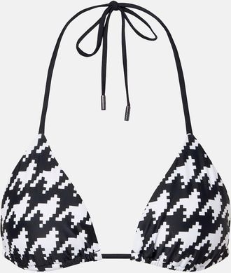 Perfect Moment Houndstooth bikini top