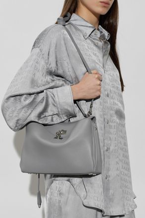 Balenciaga Rodeo Mini Handbag, Womens, Grey