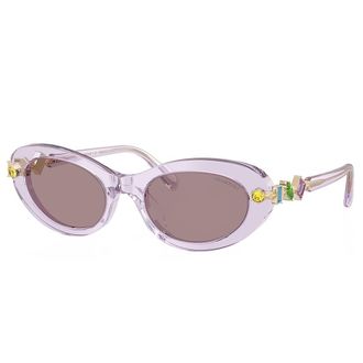 Swarovski SK 6042 1079LA 53mm Womens Oval Sunglasses