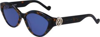 Liu Jo Blue Acetate Womens Sunglasses
