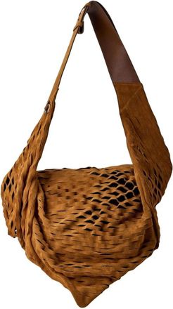 Kiko Kostadinov Fiore Twisted Schoudertas - Dames - Schoudertassen - Bruin - ONE Size - Leer - Tassen