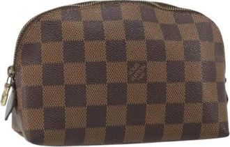 Louis Vuitton Pre-owned Vintage Canvas Clutch - Dames - Vintage Clutch - Bruin - ONE Size - Vintage