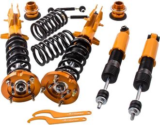 OEM Kit De Suspensi&oacute;n Coilover, Rigidez Del Muelle Delantero 8 Kg/mm, Rigidez Del Muelle Trasero 6 Kg/mm, Altura Ajustable De 505 A 665 Mm, Compatible Con
