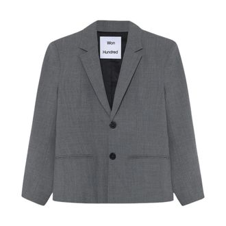 Won Hundred Blazers, male, Gray, Size: M Oliver Blazer
