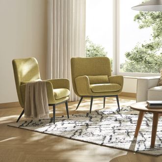 Castlery Yellow Armchair, Set of 2 | Cammy by Castlery