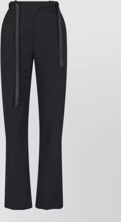 Diesel straight trousers belt loops button front pockets