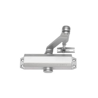 OEM Chiudiporta Dc110 Certificato C/fermo Argento