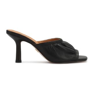 Kazar Saffie Mules - Dames - Muiltjes - Zwart - 36 EU - Leer - Schoenen