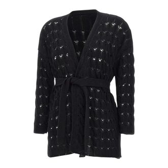 KANGRA Cardigan - female - Kangra - Cardigans - Black - XS - Knitwear