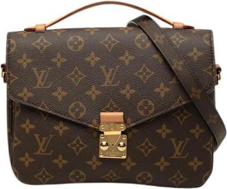 Louis Vuitton Pre-owned Pochette Metis - Dames - Vintage Handtas - Bruin - ONE Size - Leer - Vintage