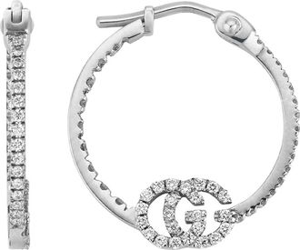 Gucci GG Running oorringen - Dames - Oorbellen - Grijs - ONE Size - Accessoires