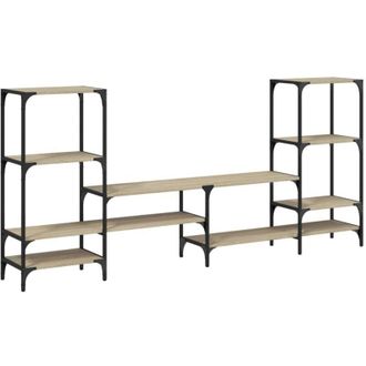 vidaXL Vidaxl - Mobile Porta tv Rovere Sonoma 206,5x28,5x95cm Legno Multistrato
