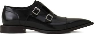 Lanvin Monks con doppia fibbia - Nero