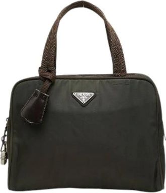 Prada Pre-owned Handbags, female, Green, Size: ONE SIZE Pre-owned Vintage Handbag