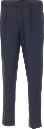 Paul Smith Broeken, Heren, Blauw, XL, Katoen, Slim-fit Broeken