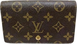 Louis Vuitton Pre-owned Wallets, male, Brown, Size: ONE SIZE Pre-owned Portemonnaie Billet Tresor Monogram Wallet