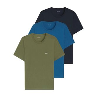 HUGO BOSS Tops, Heren, Veelkleurig, S, Katoen, TShirt RN 3P Classic
