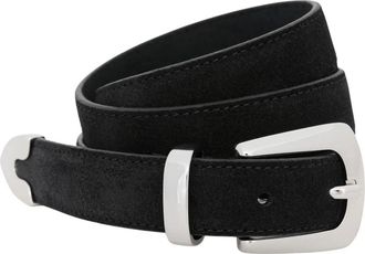 Gestuz GZnitzy Riem - Dames - Riemen - Zwart - 80 CM - Leer - Accessoires