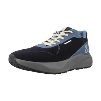 Xti Kaizen Sneaker - Heren - Schoenen - Blauw - Maat: 42 EU Leer