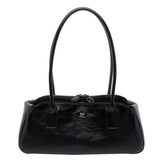 Courr&egrave;ges Strip Naplack Shoulder Bag