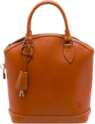 Louis Vuitton Pre-owned Lockit Vertical - Dames - Vintage Handtas - Bruin - ONE Size - Leer - Vintage