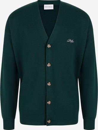 Drôle de Monsieur Merinowoll-Cardigan mit V-Ausschnitt Drôle