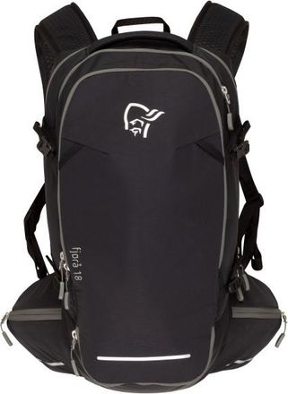 Norr&oslash;na Fj&oslash;r&aring; Econyl195 18 Pack Velorucksack - Unisex | schwarz/grau