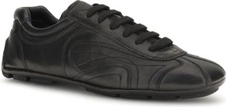Prada Mens Lace-Up Sneakers Nero