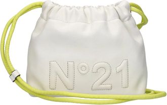 N&deg;21 Penelope Bucket Bag - Dames - Schoudertassen - Wit - ONE Size - Leer - Tassen