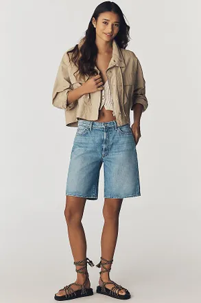 Mother Undercover Bermuda Denim Shorts
