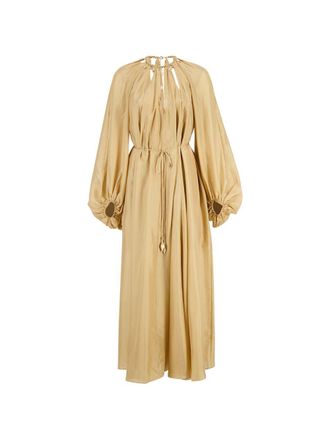 Zimmermann Mahon zijden maxi-jurk