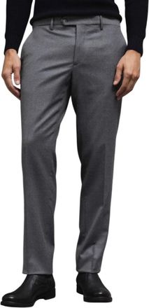 BRIGLIA 1949 Naviglios 400120.60 Wol Broek - Heren - Nette broeken - Grijs - 2XL - Wol - Broeken