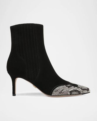 Veronica Beard Lisa 70MM Suede Boots
