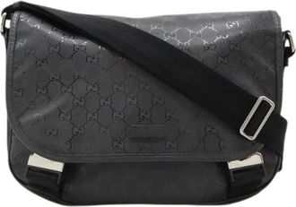 Gucci Pre-owned Cross Body Bags, female, Black, Size: ONE SIZE Pre-owned Cross Body Bag