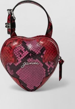 Ganni mini hobo mini printed clutch bag