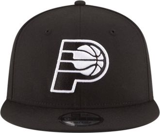 New Era Mens Pacers Bow 9Fifty Snapback Cap In Black